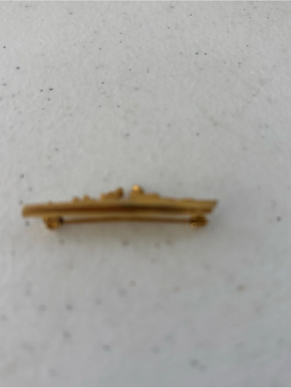 Gold Ship Brooch Pin – Elegant Women’s Jewelry Accent
